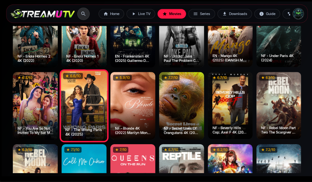 STREAMU TV Streaming