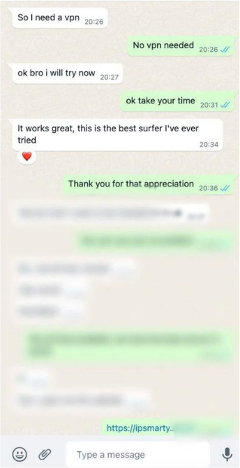 Reviews client WhatsApp 3