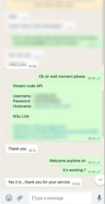 Reviews client WhatsApp 5